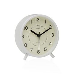 Reloj De Mesa Despertador Zeal Blanco