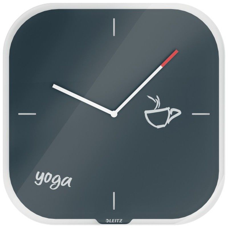 Reloj de pared cristal leitz cosy