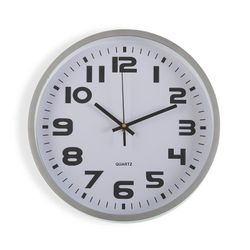 Reloj decorativo pared cocina acero grandes numeros