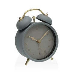 Reloj Despertador Gris 9,7Cm Versa