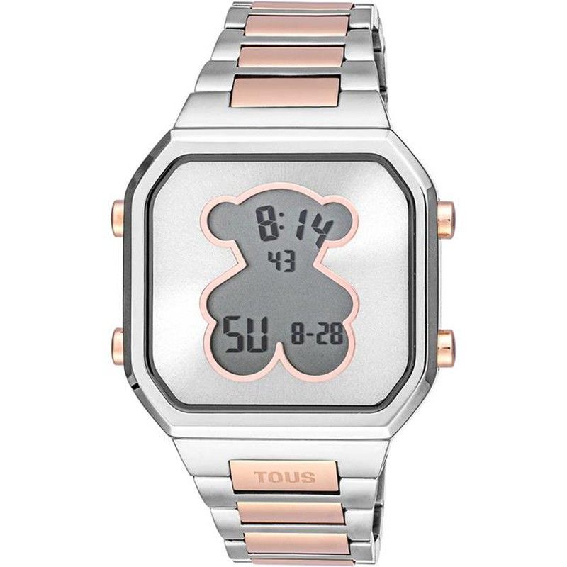 Reloj Digital Tous D-Bear Silver & Rose