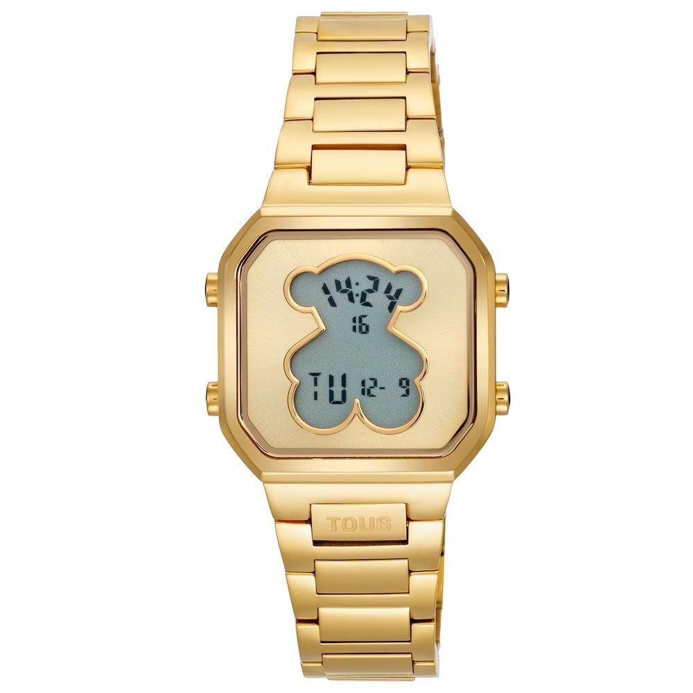 Reloj Digital Tous Mini D-Bear Gold