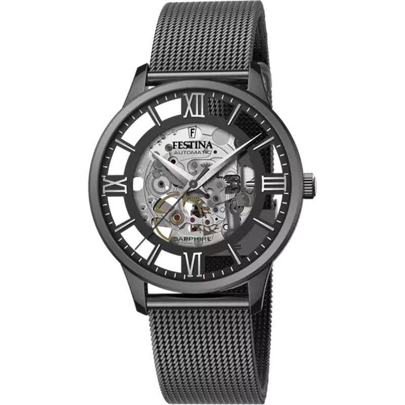 Reloj Festina Hombre Automático F20535/1 Acero Esterilla Negro