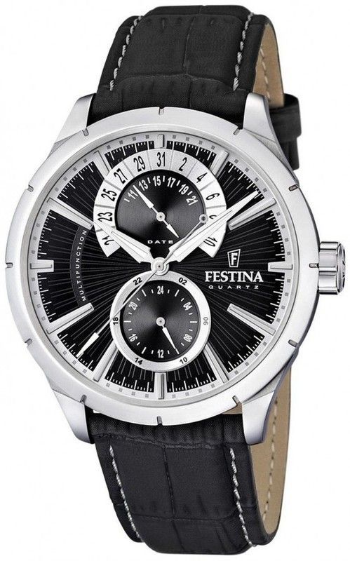 Reloj Festina Hombre F16573/3 Piel Negra
