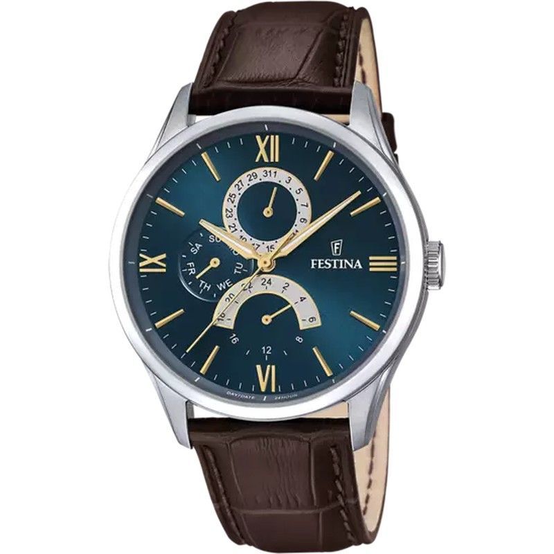 Reloj Festina Hombre F16823/A Piel Marrón