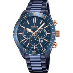 Reloj Festina Hombre F20576/1 Cerámica Acero Azul
