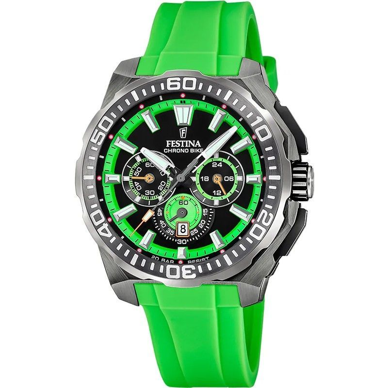 Reloj Festina Hombre F20725/3 Sport Verde Chrono Bike