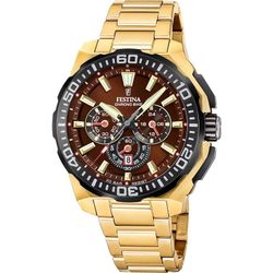 Reloj Festina Hombre F20727/3 Dorado Chrono Bike