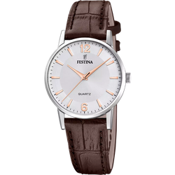 Reloj Festina Mujer F20691/2 Acero Piel Marrón Analógico