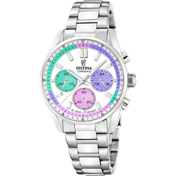 Reloj Festina Unisex F20753/5 Cronógrafo Acero Analógico