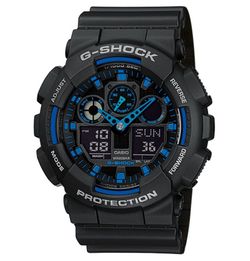 Reloj G-SHOCK modelo GA-100-1A2ER marca Casio Hombre