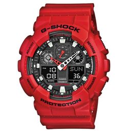 Reloj G-SHOCK modelo GA-100B-4AER marca Casio Hombre