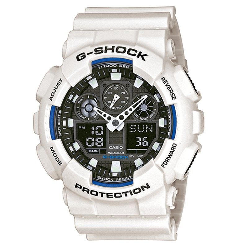 Reloj G-SHOCK modelo GA-100B-7AER marca Casio Hombre
