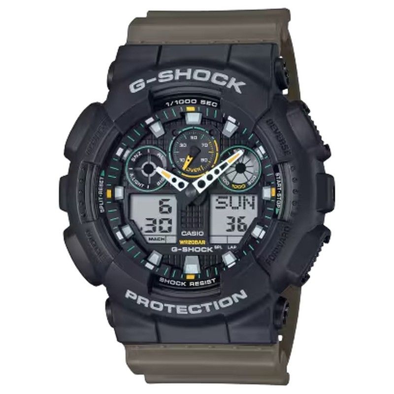 Reloj G-SHOCK modelo GA-100TU-1A3ER marca Casio Hombre