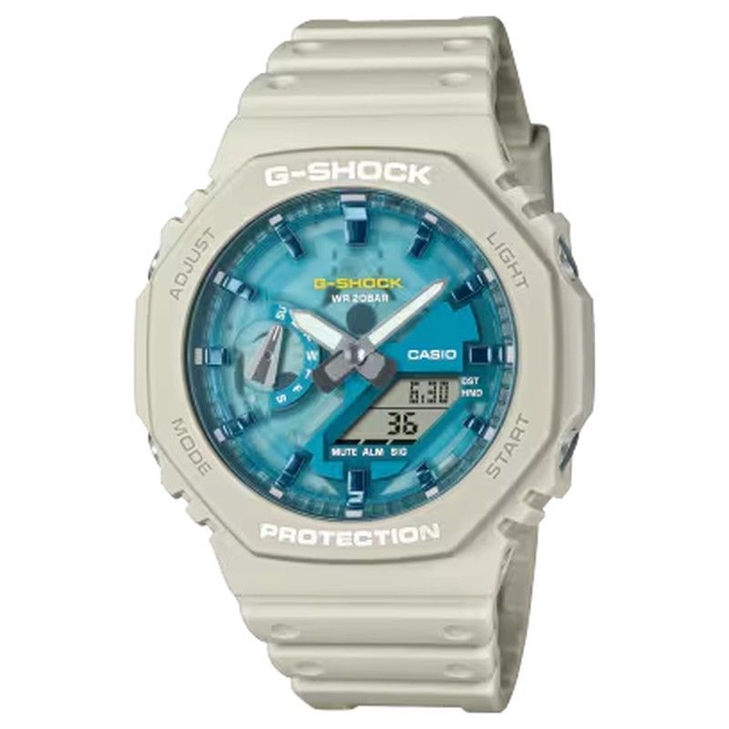 Reloj G-SHOCK modelo GA-2100AS-5AER marca Casio Hombre