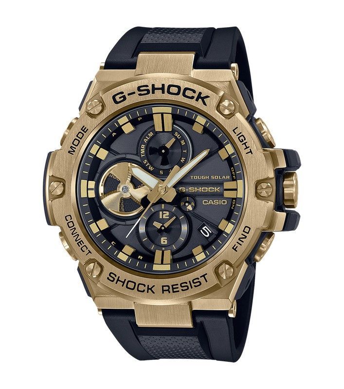 Reloj G-SHOCK modelo GST-B100GB-1A9ER marca Casio Hombre
