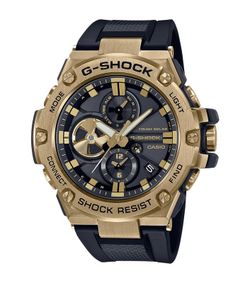 Reloj G-SHOCK modelo GST-B100GB-1A9ER marca Casio Hombre