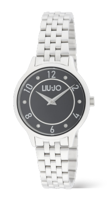 Reloj LIU-JO Casual Aura Lux plateado y negro -32mm. TLJ2674