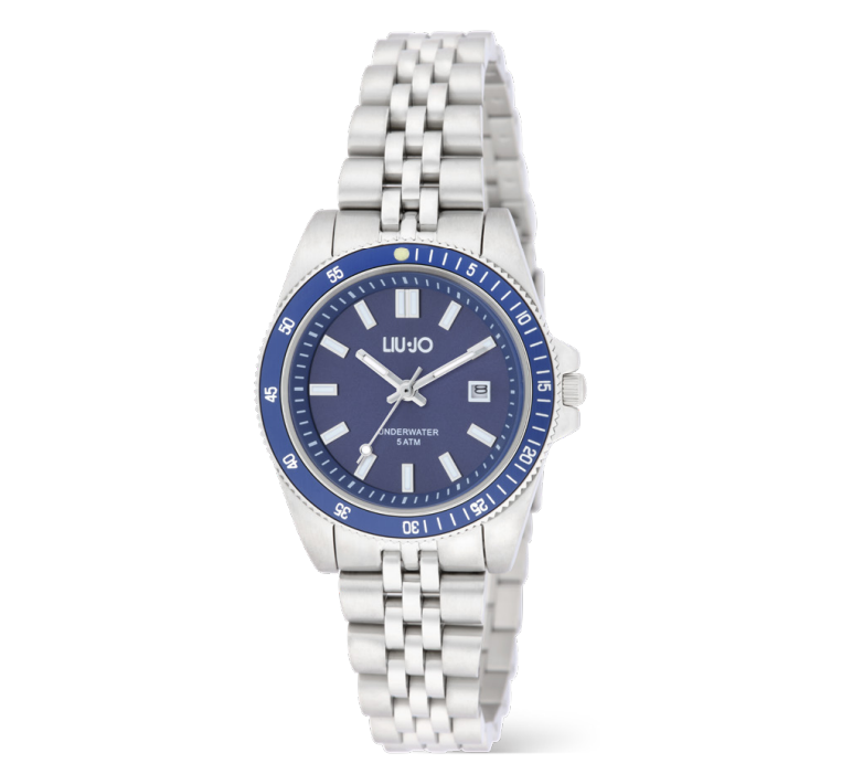Reloj LIU-JO Casual Company Lady azul y plateado - 33mm. TLJ2401