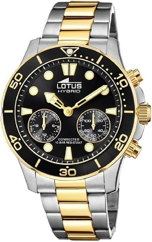 Reloj Lotus Connected Hombre 18801/2 Hybrid Bicolor Plateado Dorado