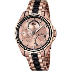 Reloj Lotus Hombre 18204/1 Acero Rosa Bicolor Negro