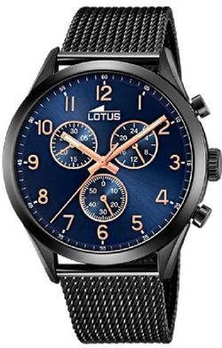 Reloj Lotus Hombre 18639/D Acero Negro