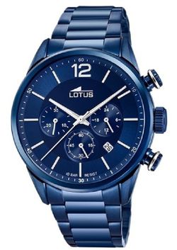 Reloj Lotus Hombre 18680/1 Acero Azul