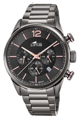 Reloj Lotus Hombre 18686/2 Acero Negro