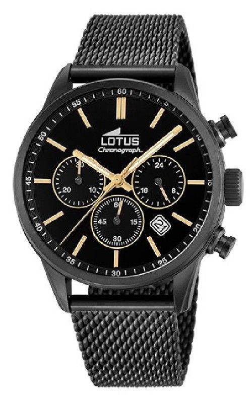 Reloj Lotus Hombre 18700/2 Acero Negro