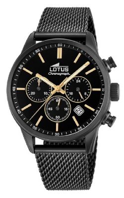 Reloj Lotus Hombre 18700/2 Acero Negro