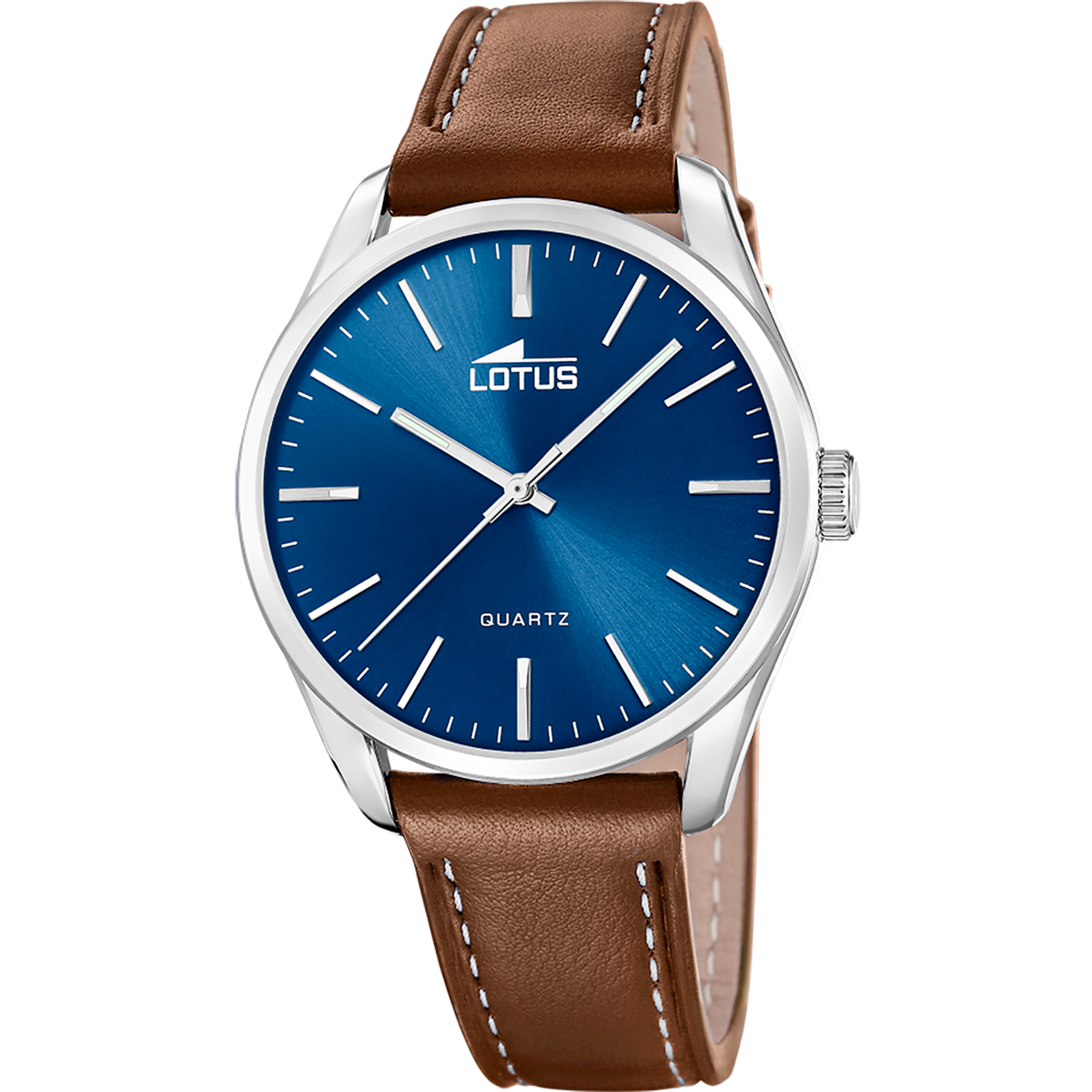 Reloj Lotus Hombre 19065/2 Piel Marrón Acero Analógico