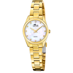 Reloj Lotus Mujer 19007/1 Acero Dorado Con Pulsera