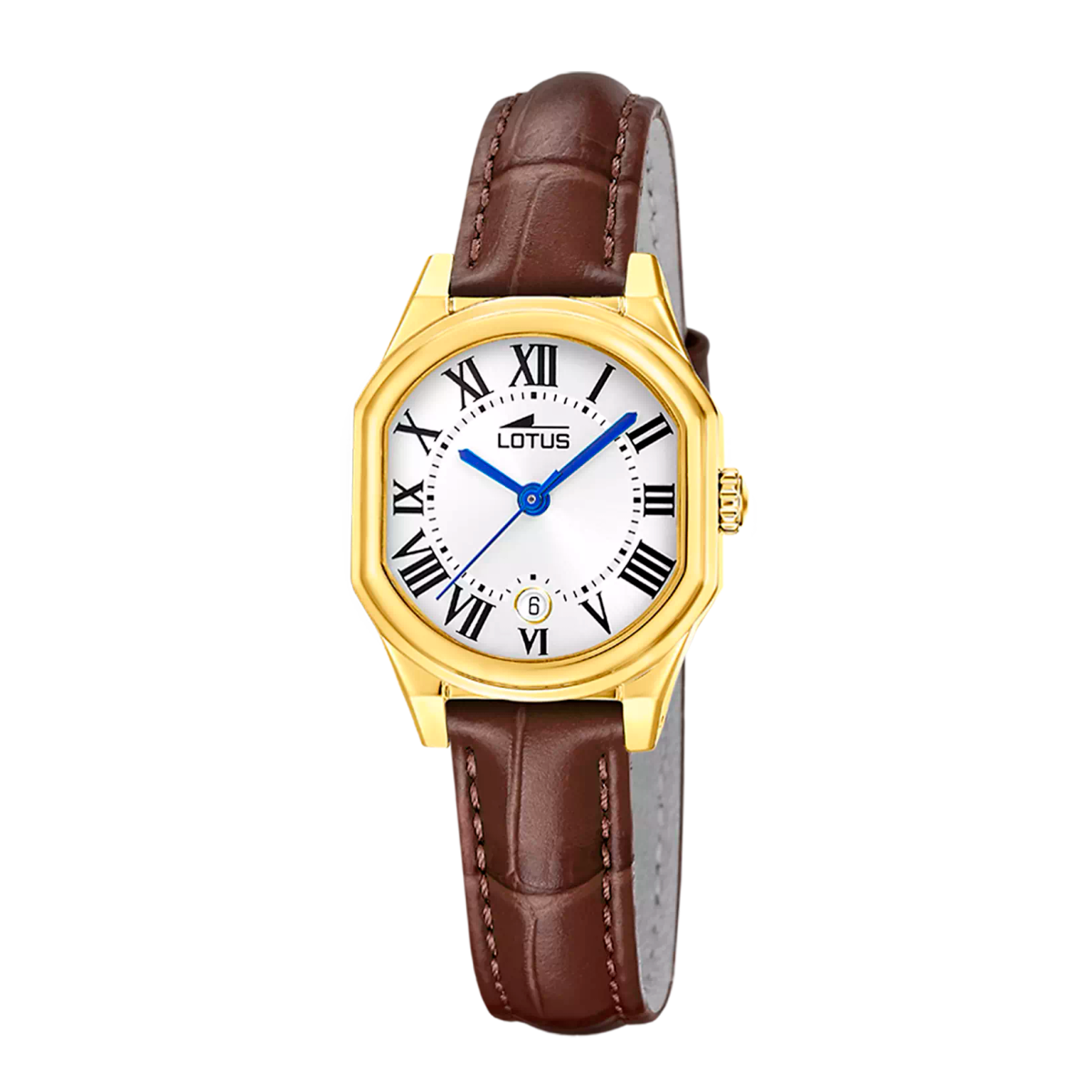 Reloj Lotus Mujer 19046/1 Piel Marrón Acero Dorado