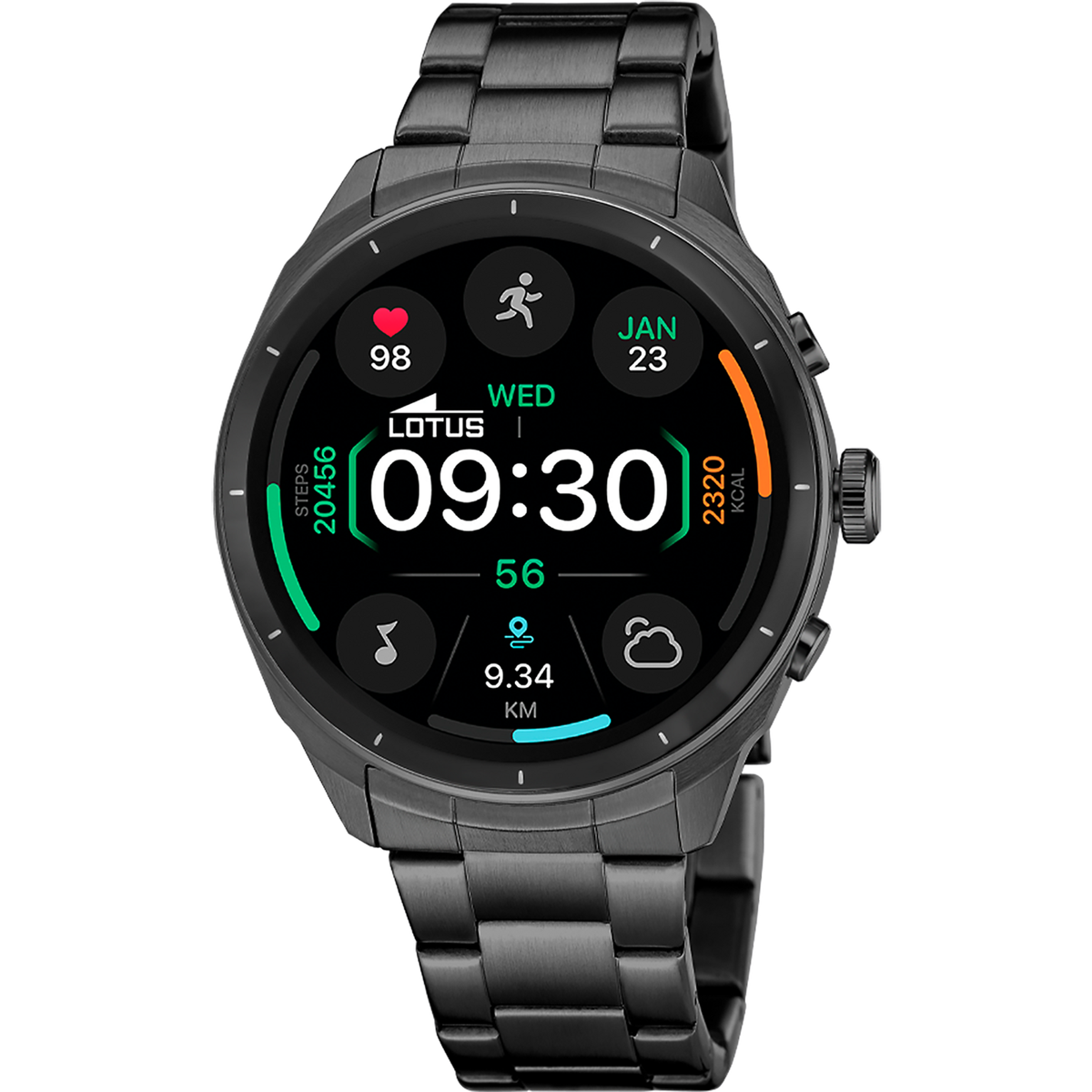 Reloj Lotus Smartwatch Hombre 50207/1 Acero Negro