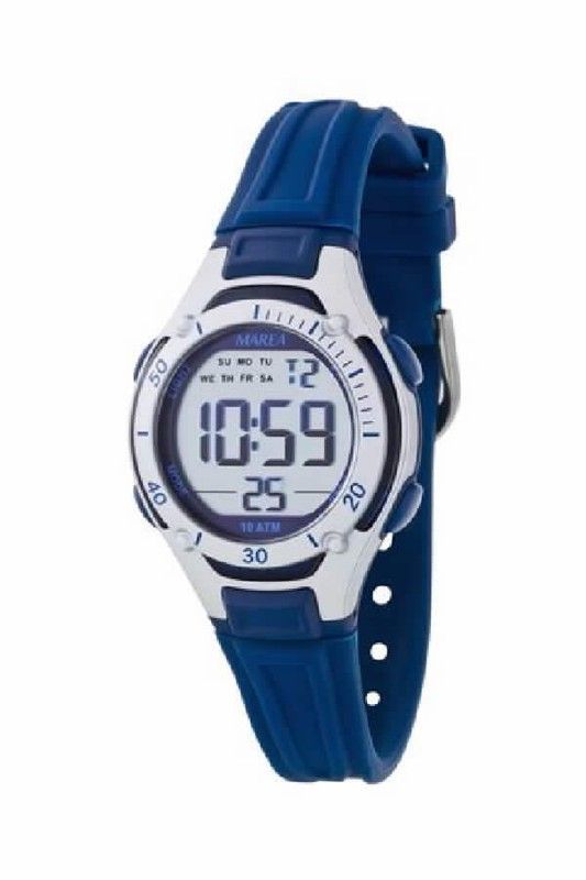 Reloj marea de niñ@ digital en silicona azul