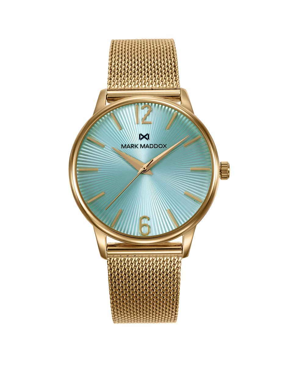 Reloj Mark Maddox Mujer MM1030-65 Acero Plateado Dorado Analógico