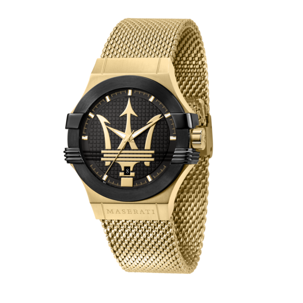 Reloj Maserati Hombre R8853108006 Potenza Acero Dorado Analógico