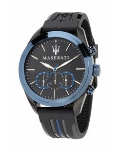 Reloj Maserati Hombre R8871612006 Traguardo Cronógrafo Acero Negro Bicolor Azul Analógico