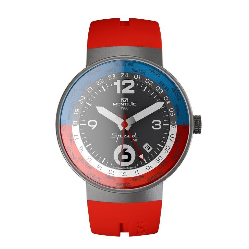 Reloj MONTJUIC SPEED GMT Red Outback.  MJ3.0203.S
