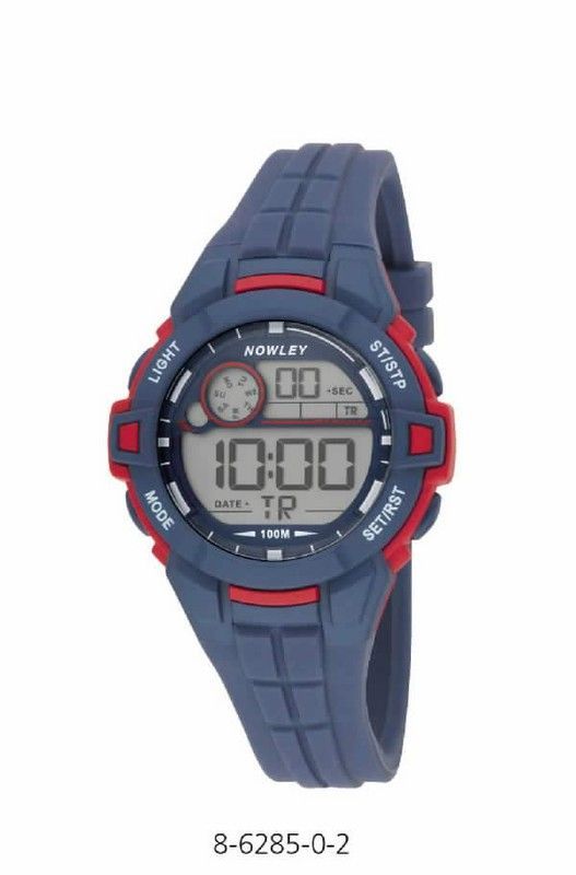 Reloj nowley digital de niño con correa de silicona azul