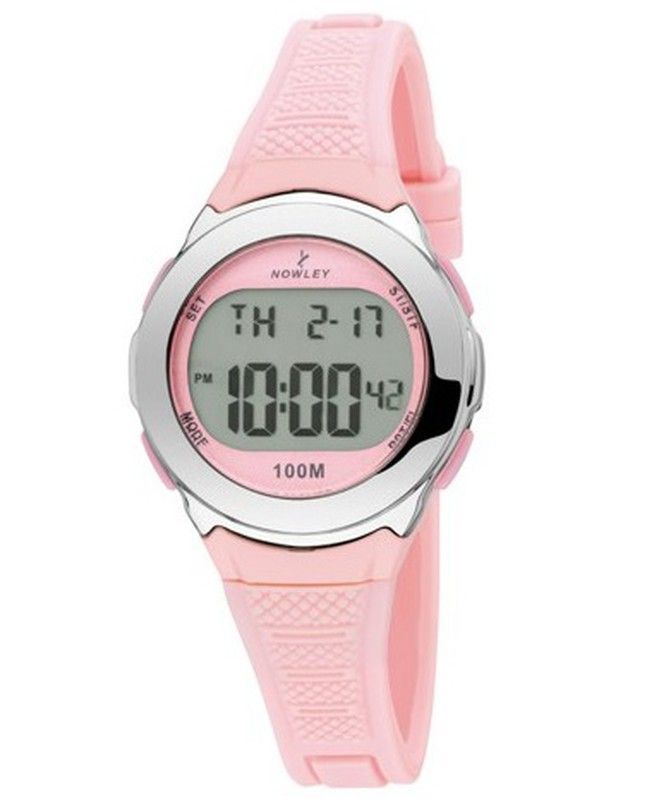 Reloj Nowley digital rosa palo
