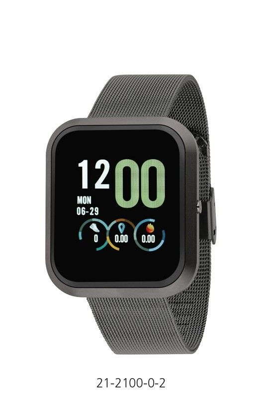 Reloj Nowley Smartwatch 21-2100-0-2 Esterilla Negro
