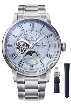 Reloj Orient Star Hombre RE-BT0007L00B Edición Limitada Automático Fase Lunar Azul Celeste