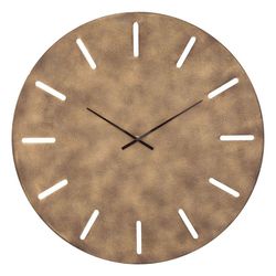 Reloj Pared Metalico Bronce 55 Cm.