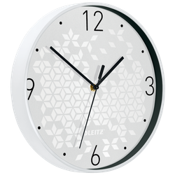Reloj pared WOW, blanco/negro