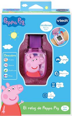 Reloj Peppa Pig Morado - Vtech