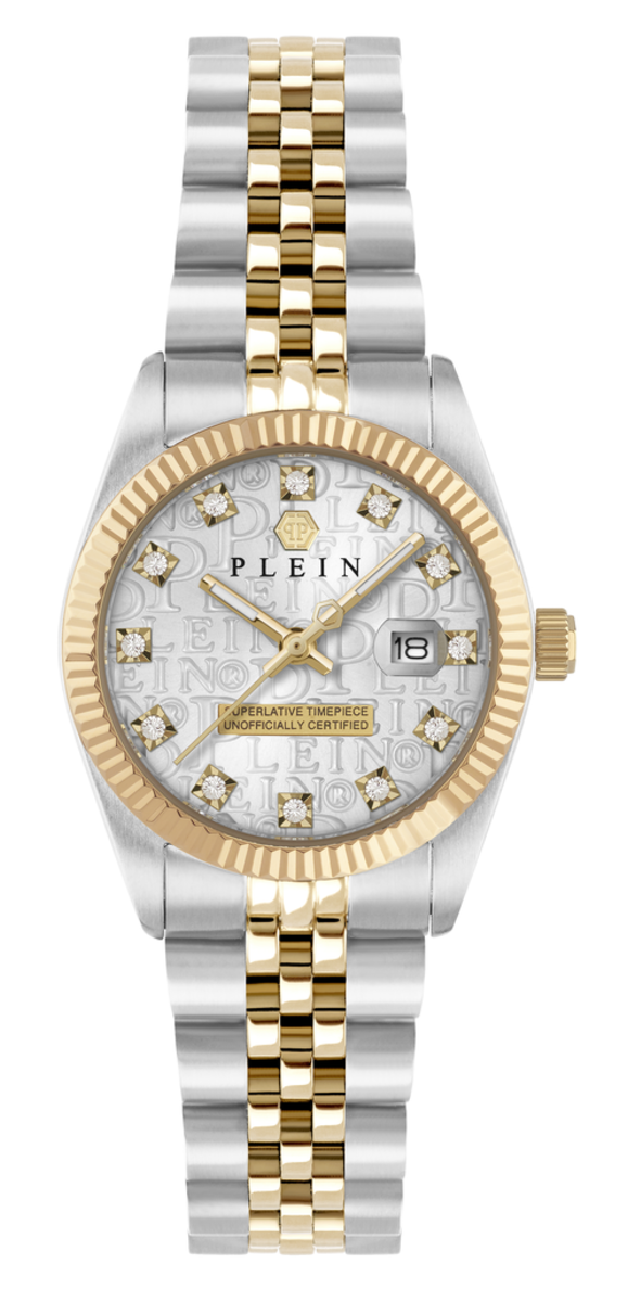 Reloj Philipp Plein Mujer PWNFA0425 Acero Bicolor Dorado Analógico New Date Superlative
