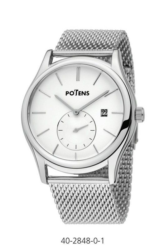 Reloj Potens Hombre 40-2848-0-1 Acero.