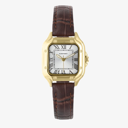 Reloj Radiant Mujer RA661209 Chris Her Piel Marrón Acero Dorado Analógico