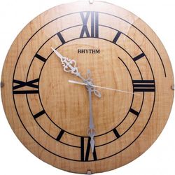 Reloj Rhythm De Pared CMG113NR07 Básico Redondo Marrón